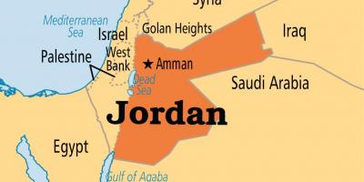 Overflødig Våd gavnlig Jordan land kort - Jordan kort placering (i den Vestlige del af Asien Asia)