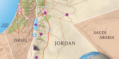 Kongerige Jordan kort