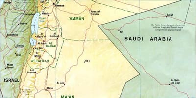 Kort over sweimeh Jordan 